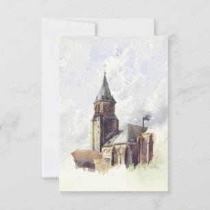 Saint-Germain-des-Prés Paris Church Religious Card