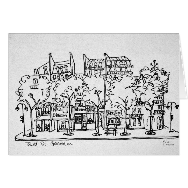 Saint-Germain-des-Pres | Paris, France (Front Horizontal)