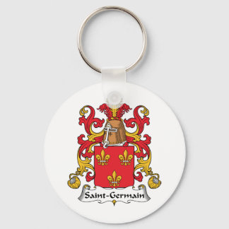 Saint-Germain Family Crest Key Ring