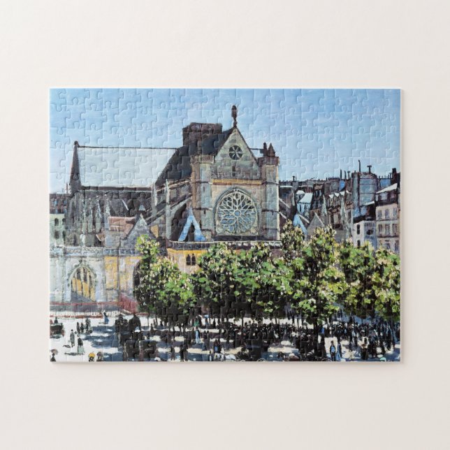 Saint Germain l'Auxerrois Claude Monet Jigsaw Puzzle (Horizontal)