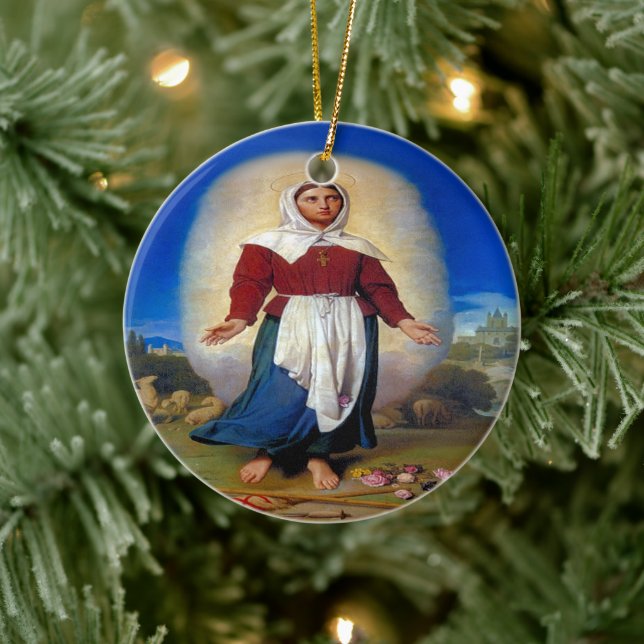 Saint Germaine Cousin of Pibrac Ceramic Tree Decoration (Tree)