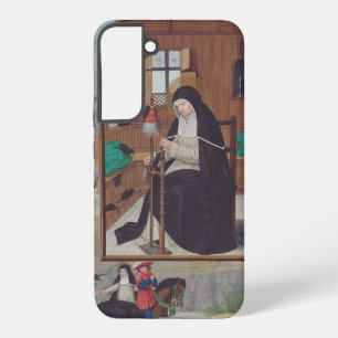 Saint Gertrude of Helfta by Simon Bening Samsung Galaxy Case