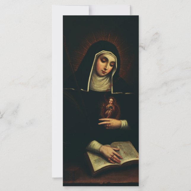 Saint Gertrude the Great German Benedictine  (Front)