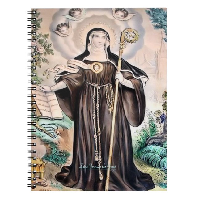 Saint Gertrude the Great Notebook (Front)