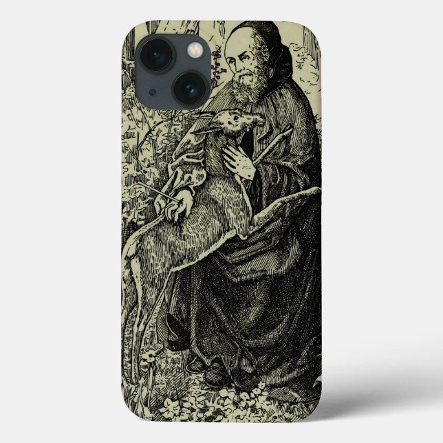 Saint Giles the Hermit Case-Mate iPhone Case (Back)