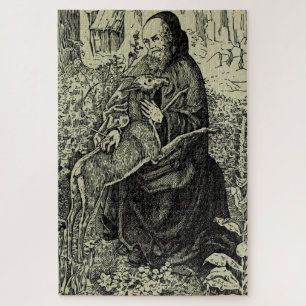 Saint Giles the Hermit Jigsaw Puzzle