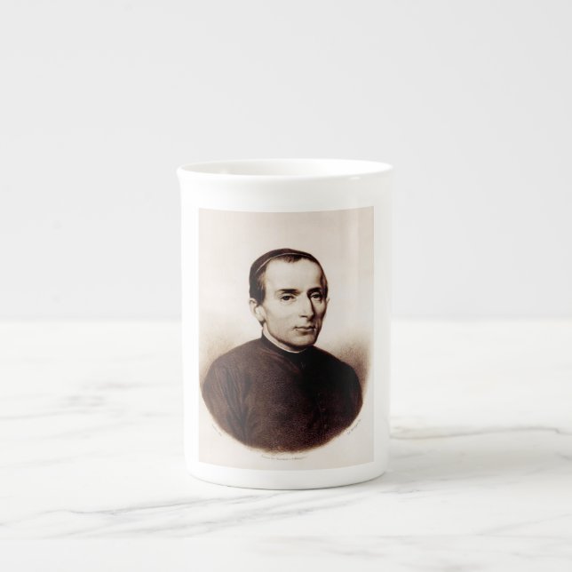 Saint Giuseppe Cafasso Franciscan Priest Bone China Mug (Front)