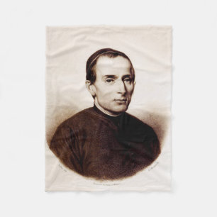Saint Giuseppe Cafasso Franciscan Priest Fleece Blanket
