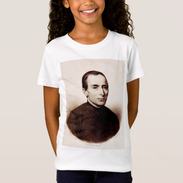 Saint Giuseppe Cafasso Sacred Mercy Art T-Shirt (Front)