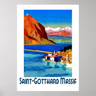 Saint Gotthard Massif, France Poster