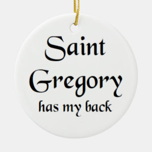 saint gregory coffee mug ceramic tree decoration