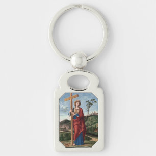 Saint Helena by Cima da Conegliano Key Ring