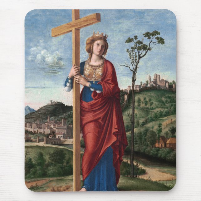 Saint Helena by Cima da Conegliano Mouse Pad (Front)