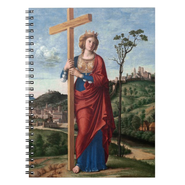 Saint Helena by Cima da Conegliano Notebook (Front)