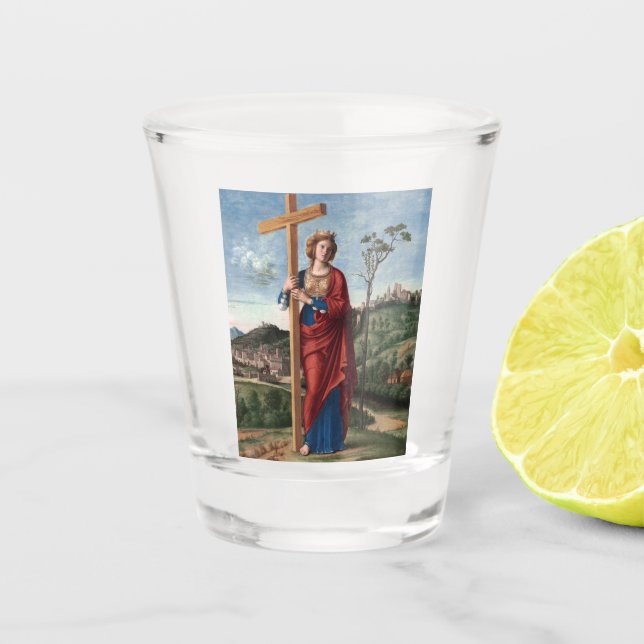Saint Helena by Cima da Conegliano Shot Glass (Front)
