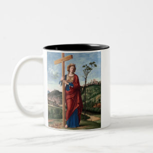 Saint Helena by Cima da Conegliano Two-Tone Coffee Mug