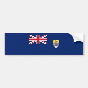 Saint Helena Flag Bumper Sticker