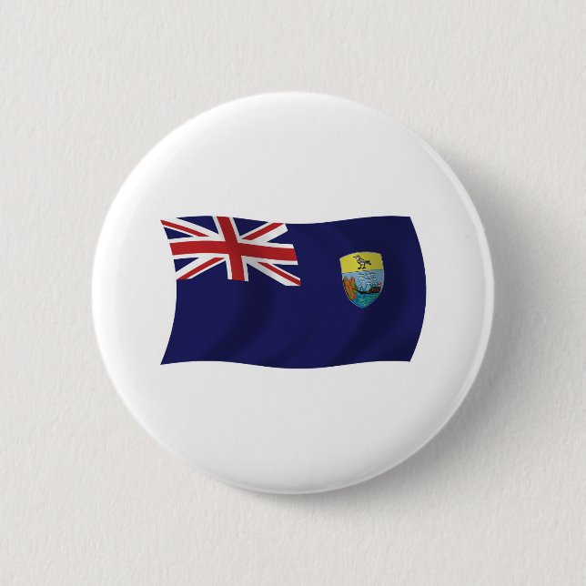 Saint Helena Flag Button (Front)