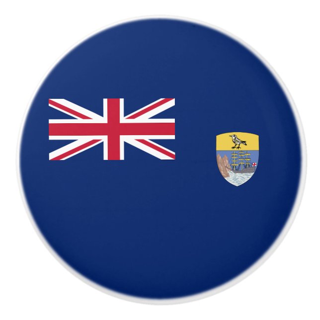 Saint Helena Flag Ceramic Knob (Front)