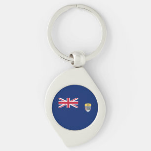 Saint Helena Flag Key Ring