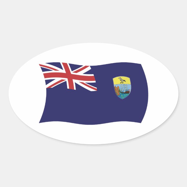 Saint Helena Flag Sticker (Front)