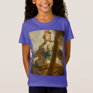 Saint Helena of Constantinople with cross T-Shirt