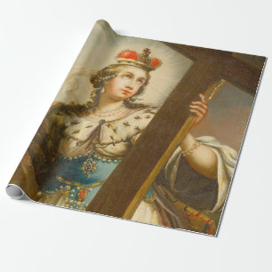 Saint Helena of Constantinople with cross Wrapping Paper