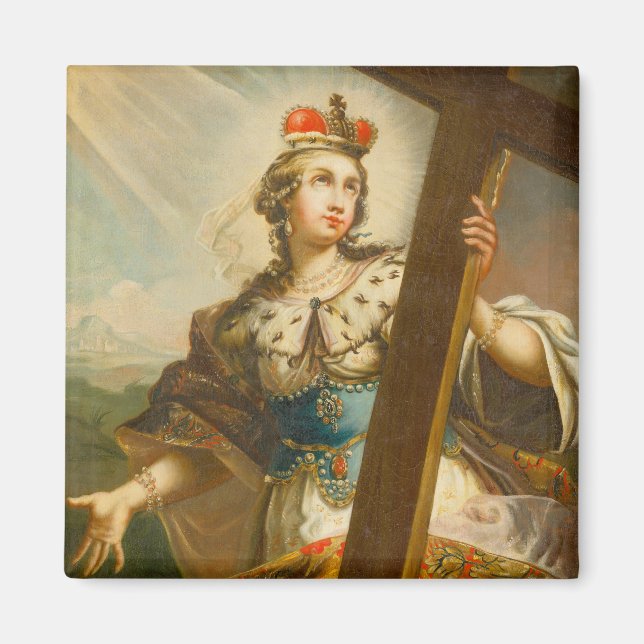Saint Helena with the True Cross Sacred Art Magnet (Front)