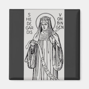Saint Hildegard of Bingen Benedictine abbess Magnet