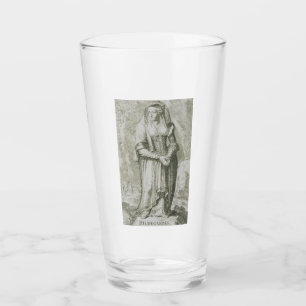 Saint Hildegard of Bingen Glass