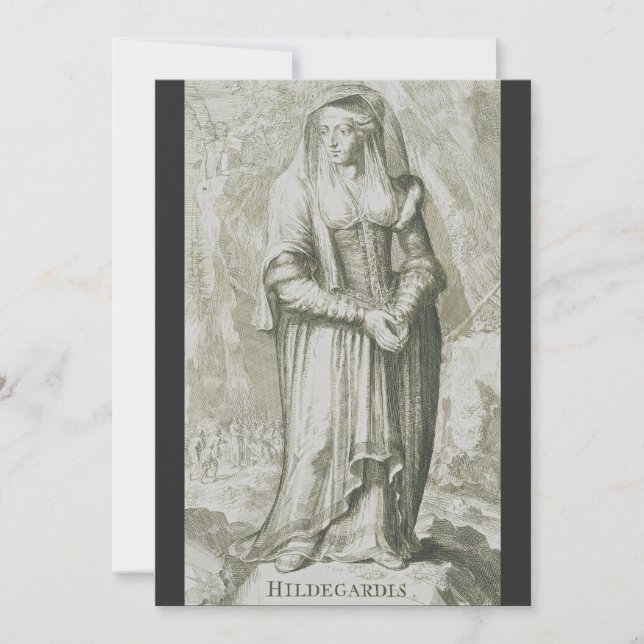 Saint Hildegard of Bingen Invitation (Front)