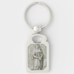 Saint Hildegard of Bingen Key Ring
