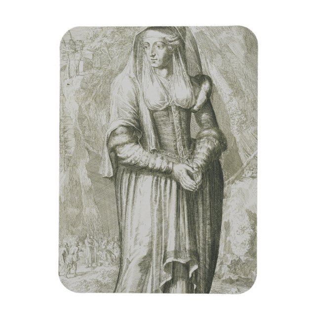Saint Hildegard of Bingen Magnet (Vertical)