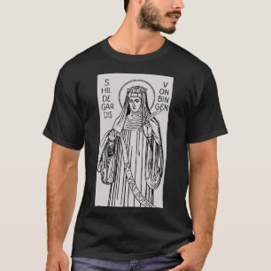 Saint Hildegard of Bingen Mediaeval Mystic Men's  T-Shirt