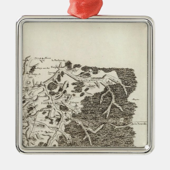 Saint Hubert Metal Tree Decoration (Front)