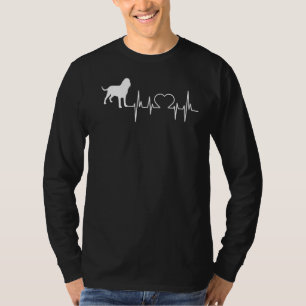 Saint Hubert's Dog Bloodhound Heartbeat T-Shirt