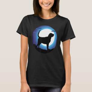 Saint Hubert's Dog Bloodhound Retro T-Shirt