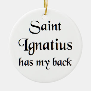 saint ignatius coffee mug ceramic tree decoration