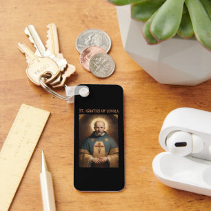 Saint Ignatius Loyola Catholic Keychain