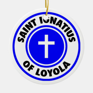 Saint Ignatius of Loyola Ceramic Tree Decoration