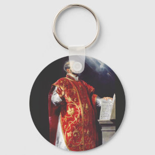 Saint Ignatius of Loyola Key Ring
