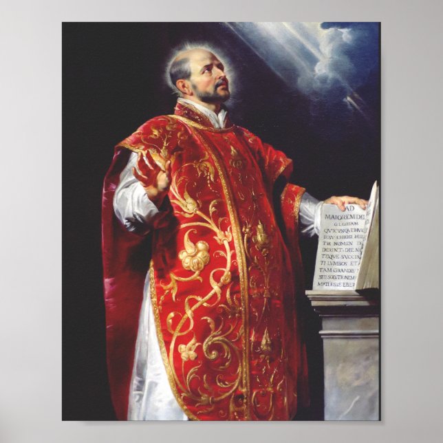 Saint Ignatius of Loyola Poster (Front)
