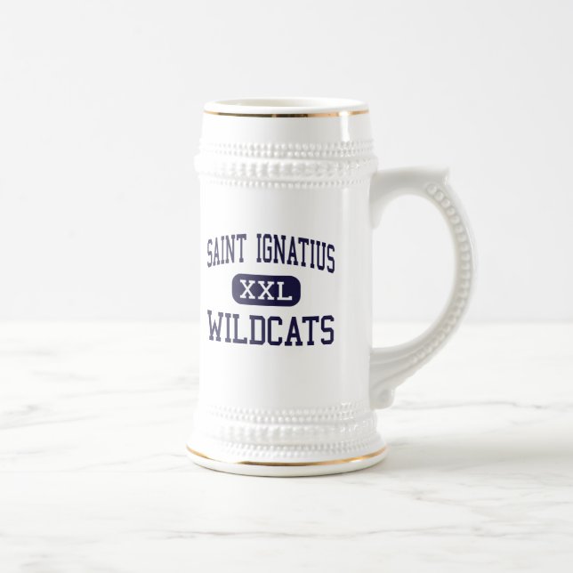 Saint Ignatius - Wildcats - High - Cleveland Ohio Beer Stein (Right)