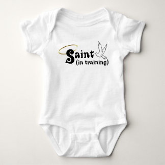 Saint In Training Baby Bodysuit