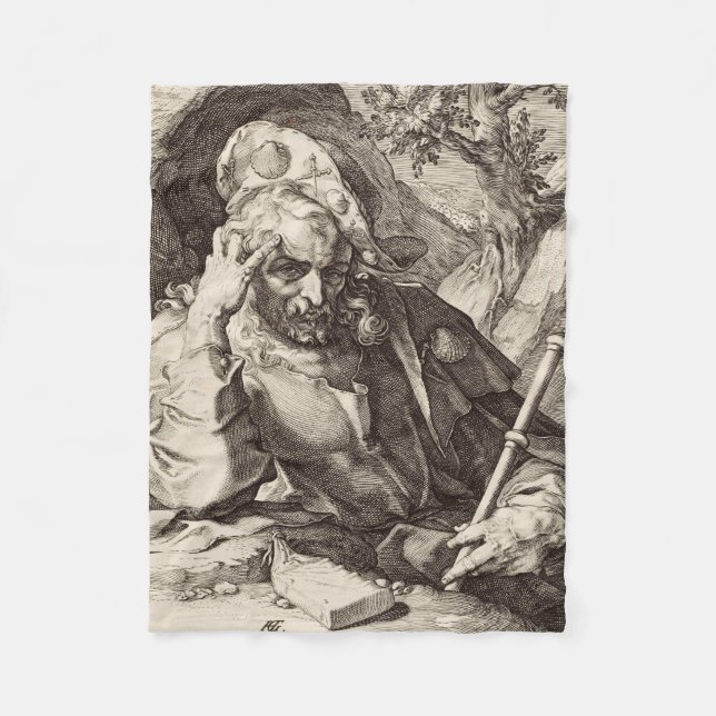 Saint James the Great the Apostle Fleece Blanket (Front)
