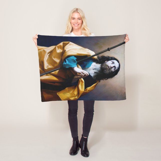 Saint James the Greater, Guido Reni Fleece Blanket (In Situ)