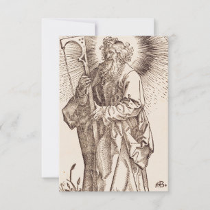Saint James the Less Religious Art Holy Card