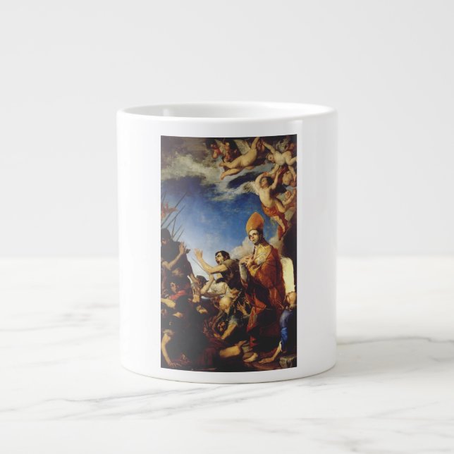 Saint Januarius Bishop of Benevento  Large Coffee Mug (Front)