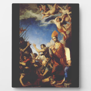 Saint Januarius Bishop of Benevento  Plaque