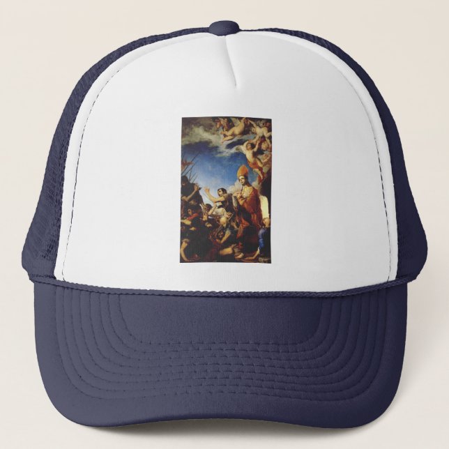 Saint Januarius Bishop of Benevento  Trucker Hat (Front)